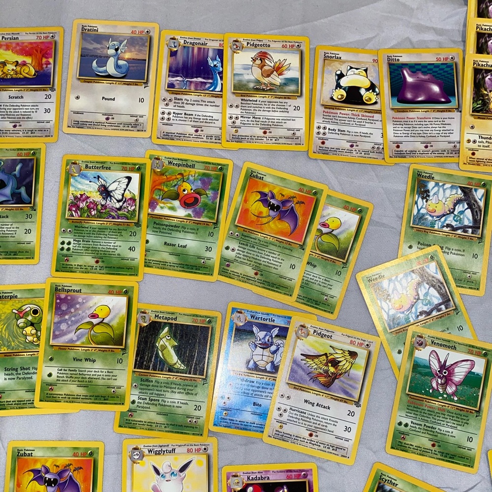Pokémon Mix of cards all from 1995-1999 8/10